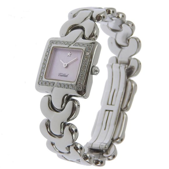 Tabbah Bezel Diamond Watches Stainless Steel Quartz main image 5